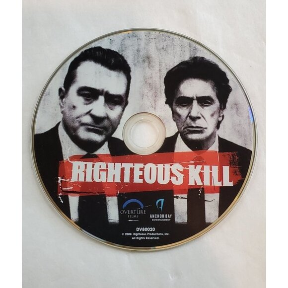 Righteous Kill DVD 2008 - Robert De Niro Al Pacino - Picture 5 of 6